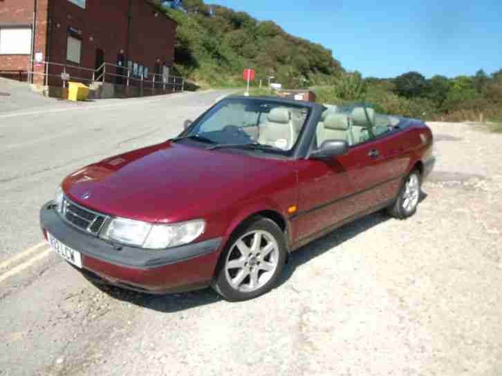 96N SAAB 900 SE COVERTIBLE,CHEAPEST & NICEST,RELIABLE,CLASSIC £495 ONO P X WELCD
