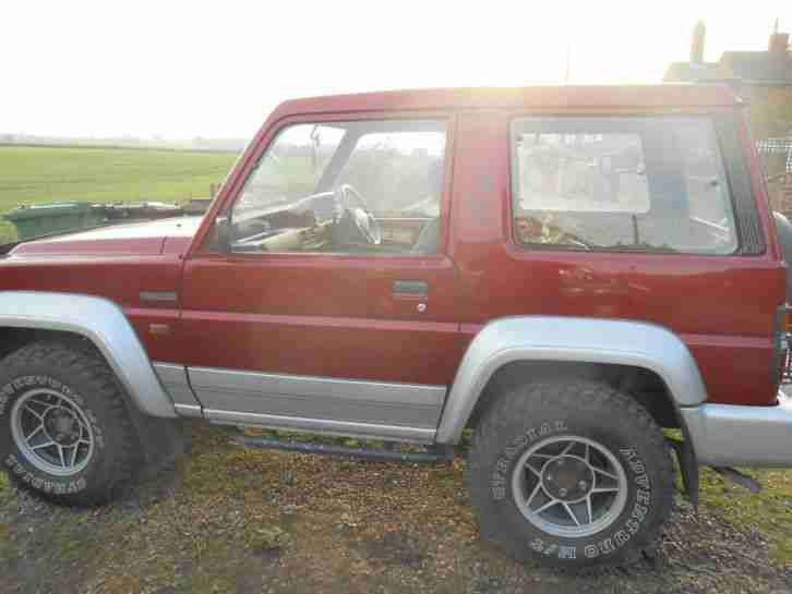 99 DAIHATSU feroza very rare 2wd 1.6 carb engine?NEW TYRES shooting DOG van