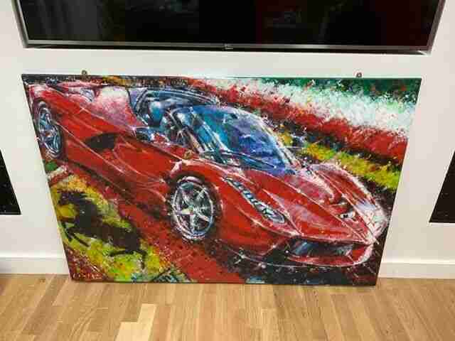 A one off La Aperta Oil Painting by