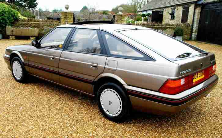 ABSOLUTELY BREATHTAKING ROVER 800 Mk 1 827 Si FASTBACK JUST 9,000 mls FROM NEW