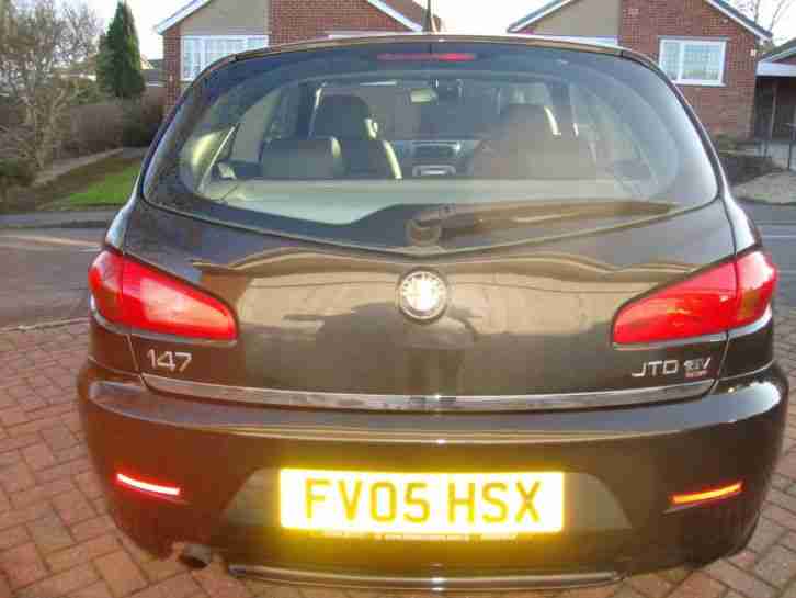 ALFA ROMEO 147 1.9JTDM 150 bhp 16v LUSSO SPORTS HATCH IN METALLIC BLACK