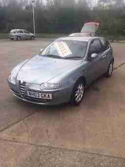 ALFA ROMEO 147 JTD 16V M-JET LUSSO 2003 Diesel Manual in Blue
