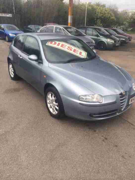 ALFA ROMEO 147 JTD 16V M-JET LUSSO 2003 Diesel Manual in Blue