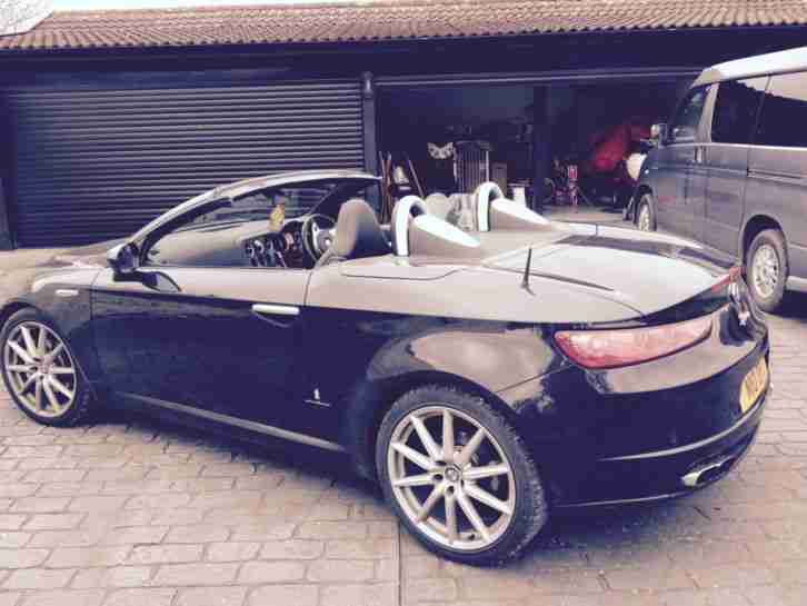 ALFA ROMEO 2.2 JTS LE LIMITED EDITION CONVERTABLE - 2008 BLACK / BLACK LEATHER