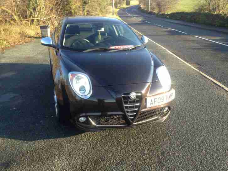 ALFA ROMEO MITO VELOSE 1.4 2009 IN BLACK 37000 MILES