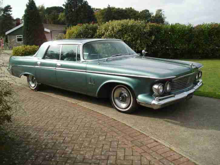 AMERICAN CLASSIC CAR 1962 CHRYSLER CUSTOM IMPERIAL 4 DOOR PILLARLESS V8 AUTO LHD