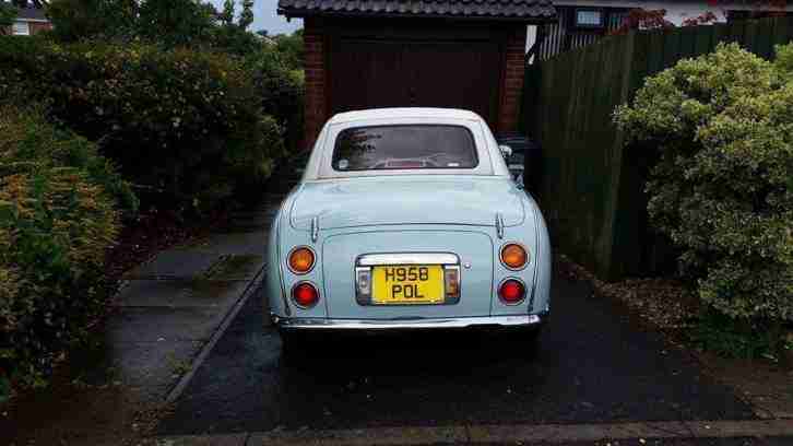 AQUA BLUE NISSAN FIGARO