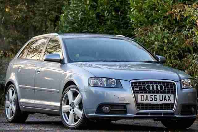 AUDI A3 2007 2.0 TURBO 205 BHP FSI S line Special Edition 5dr 6SPEED LEATHER FSH