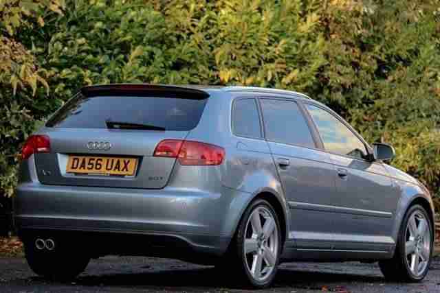 AUDI A3 2007 2.0 TURBO 205 BHP FSI S line Special Edition 5dr 6SPEED LEATHER FSH