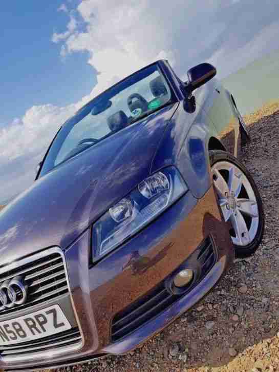 AUDI A3 CABRIOLET 1.9TDI SPORT convertible Parking sensors 78k Metallic Grey