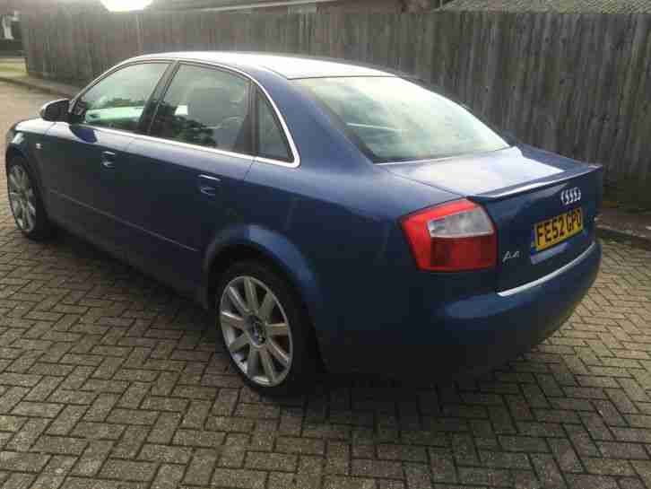 AUDI A4 1.9 TDI BLUE 52 plate 130bhp leather