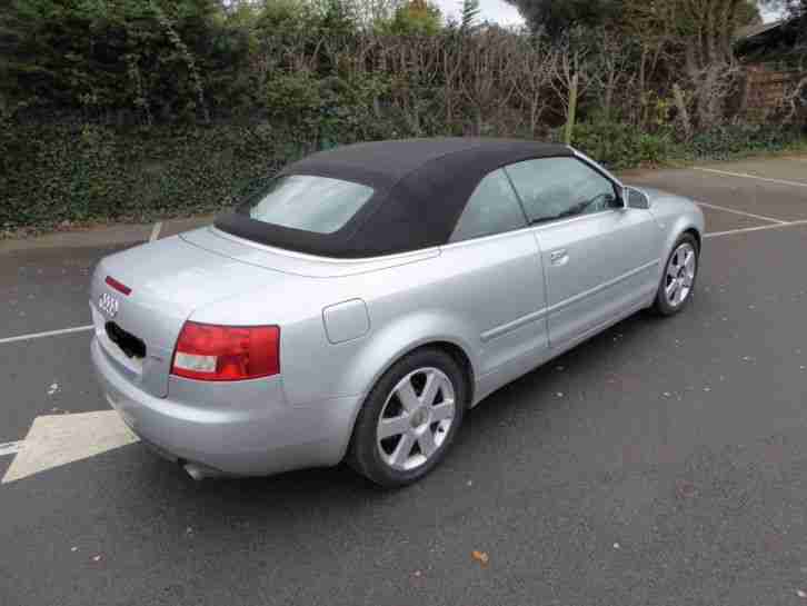 AUDI A4 2.4 CONVERTIBLE SPORT 2003 MANUAL