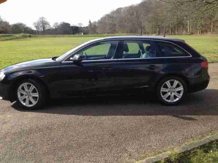 AUDI A4 AVANT TDI E TECHNIK 2012 Diesel Manual in Black