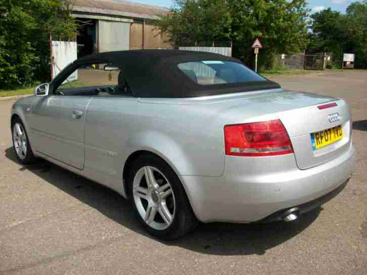 AUDI A4 CONVERTIBLE , 2LT TDI DIESEL 2007 07 LEATHER