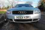 A4 CONVERTIBLE V6 2.4 SPORT 67K AUTO ice