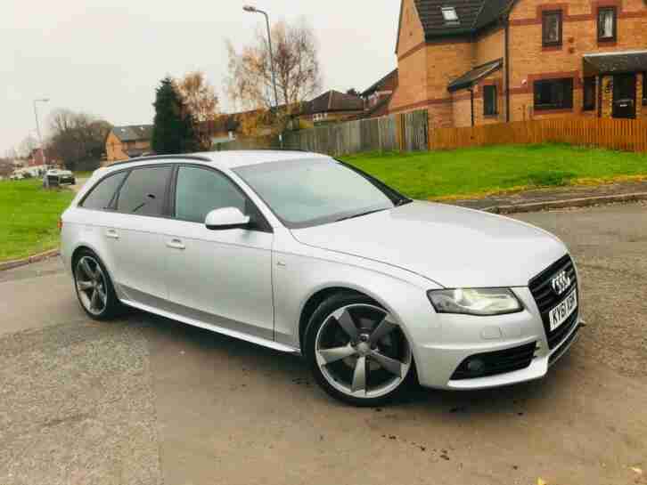 AUDI A4 TDI S LINE AVANT BLACK EDITION AUTO 2011 LEATHER SEATS SAT NAV FSH