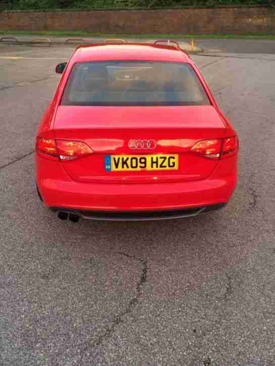 AUDI A4 TFSI S LINE 2009 Petrol Manual in Red