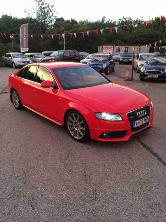 A4 TFSI S LINE 2009 Petrol Manual in Red
