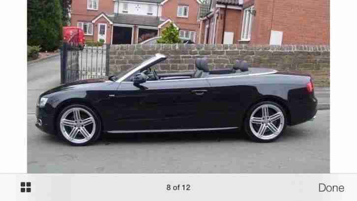 AUDI A5 SLINE 2.0TFSI CONVERTIBLE 2011 PX 911,CAYMAN,BOXSTER,CAYENE TRY ME