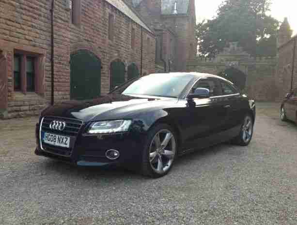 AUDI A5 T FSI SPORT 6SP BLUE BANG AND OLUFSEN Y-DESIGN WHEELS
