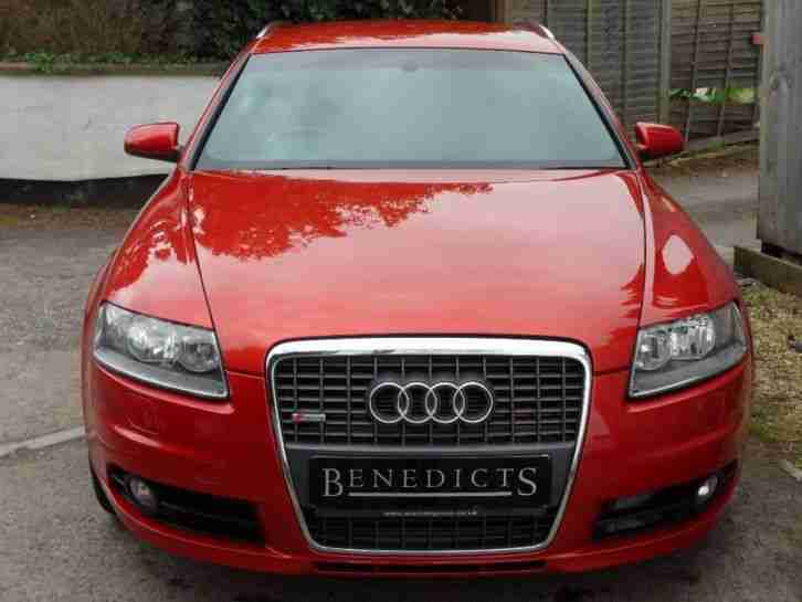 AUDI A6 TDI S LINE TDV 2008 Diesel Manual in Red