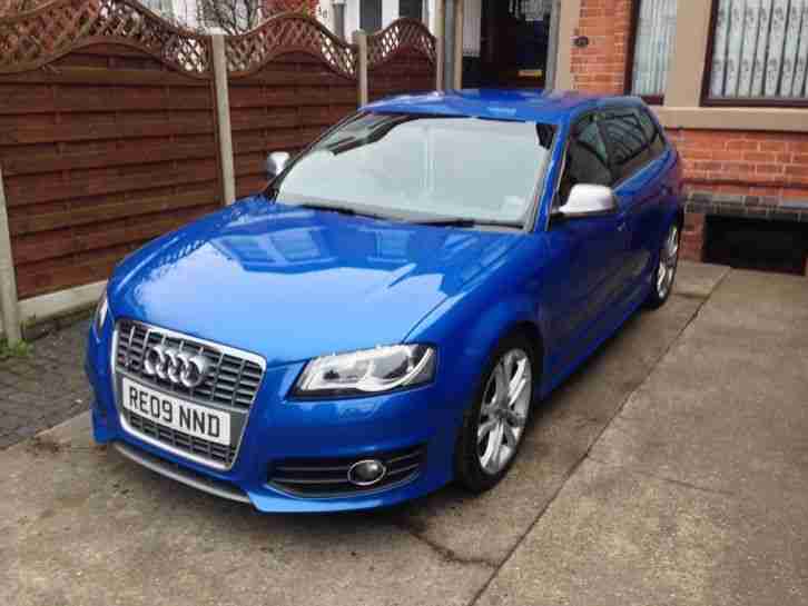 AUDI S3 2.0 turbo 2009 ALL EXTRAS sprint BLUE 5 door TOP SPEC! 265BHP HPI CLEAR
