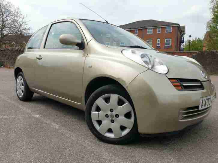 AUTO 2003 NISSAN MICRA 1.4 SE 18K MILES+FSH 1 YEAR MOT PUSH START P SENSORS