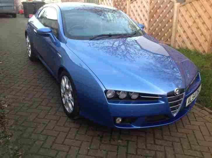 Alfa Brera 2.2 blue with navy tobacco leather