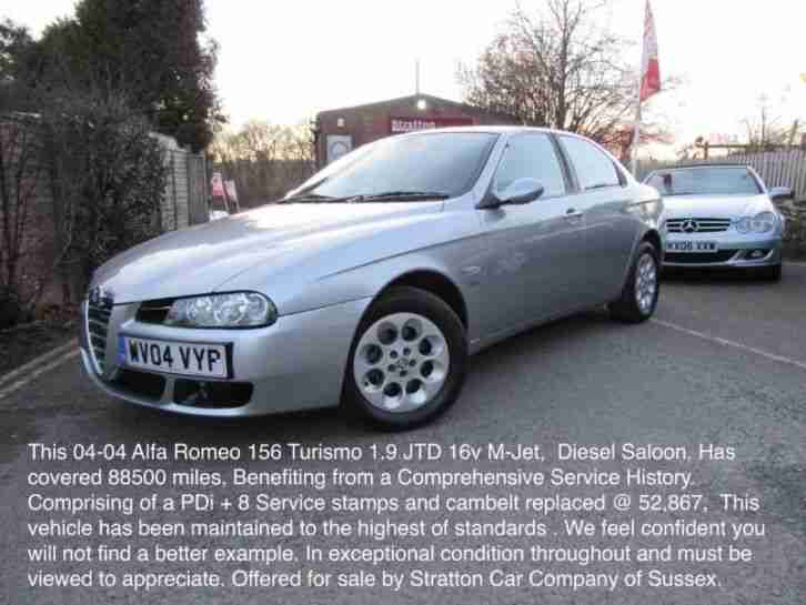 Alfa Romeo 156 1.9 Jtd 16v M-Jet Turismo DIESEL MANUAL 2004/04