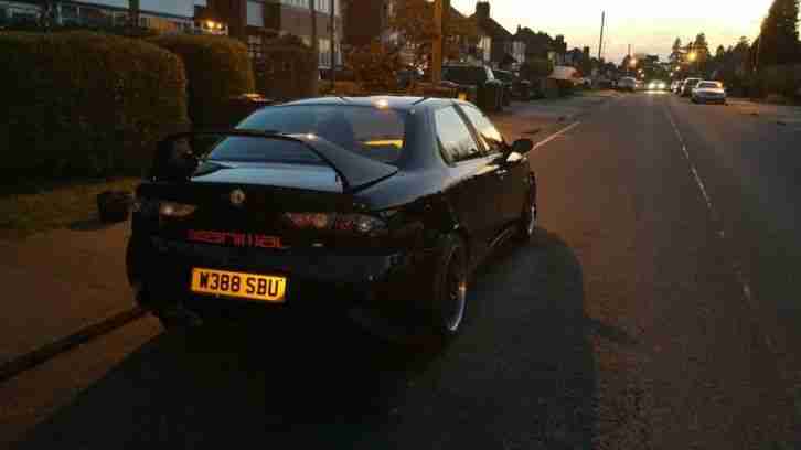 Alfa Romeo 156 Black, Body Kit, lowered, 18inch Wheels. 2.0 T-Spark 86000