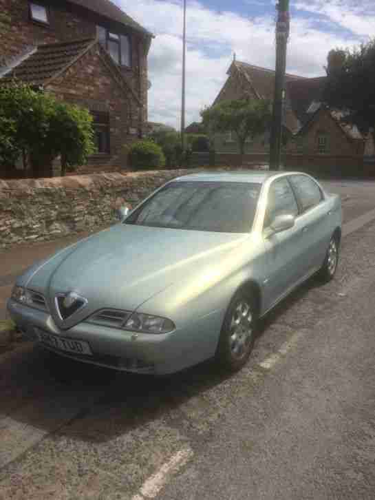 Alfa Romeo 166 2.5 V6 With 6 Speed Gearbox Mot Rare Factory Colour Option