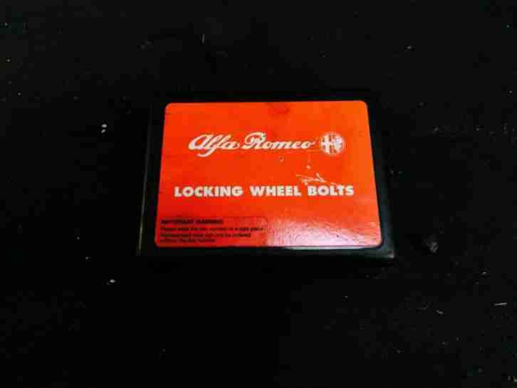 Alfa Romeo locking wheel set