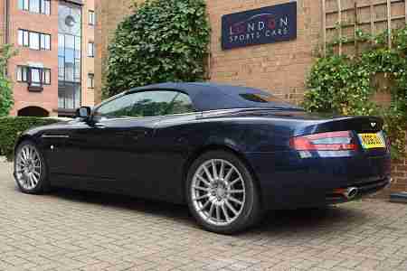 Aston Martin DB9 5.9 Volante Auto 2006 06 Blue 16400 miles