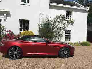Aston Martin DB9 V12 Volante Touchtronic Automatic Carmine Red FAMSH 30000 miles