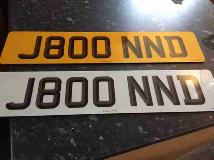 Aston Martin James Bond Number Plate