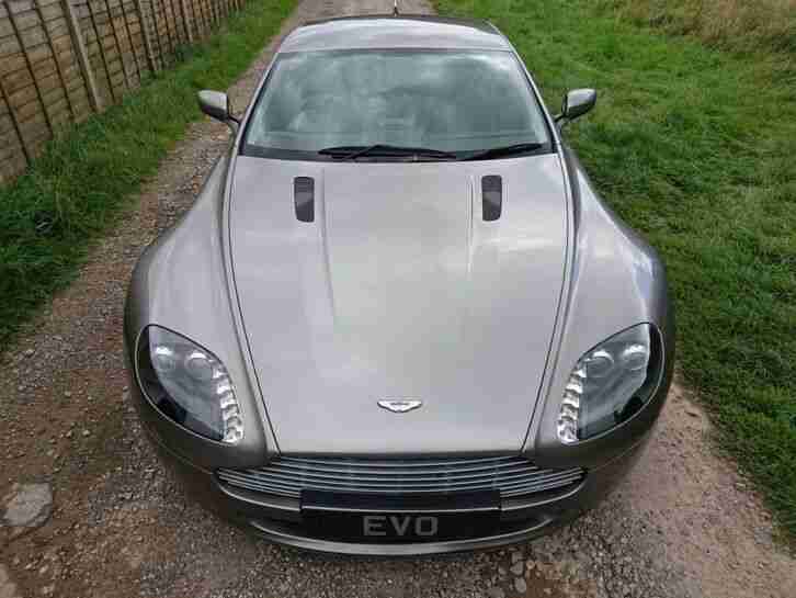 Aston Martin V8 Vantage 4.3 Manual 57k Tungsten Silver Black Leather Warranty