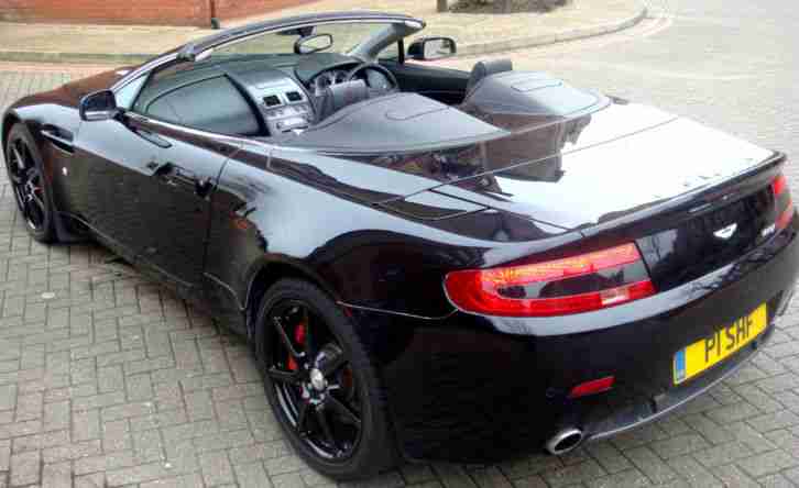 Aston Martin Vantage 4.3 V8 Roadster Sportshift Black 21100 miles, 2 owners FSH