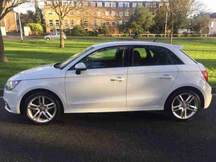 Audi A1 Tfsi 2014 S Line 5 Door Hatch In Gleaming White Not