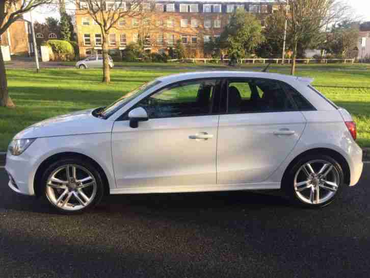 Audi A1 Tfsi 2014 S Line 5 Door Hatch In Gleaming White. Not damaged