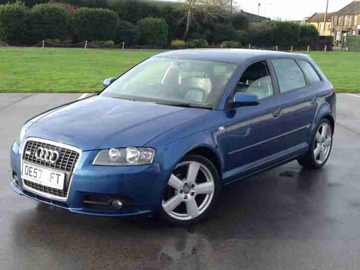 A3 2.0 Tdi S Line Sportback 5dr Blue 6