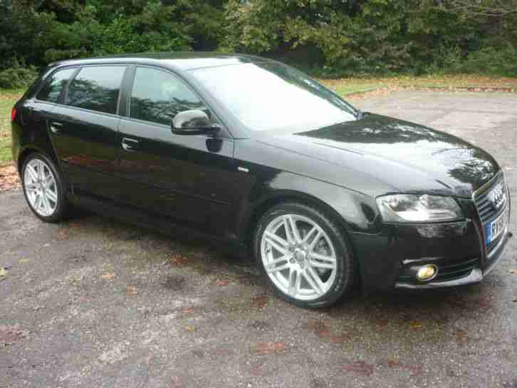 Audi A3 2.0TDI Sportback 2008MY S Line FULL BLACK LEATHER, 1OWNER, FSH FACELIFT