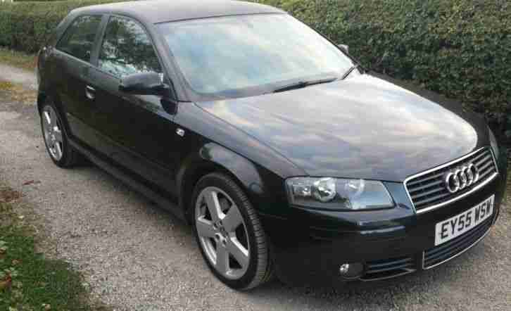 Audi A3 3.2 Quattro S-line 3 door DSG gearbox 55 plate with Bose sound system.