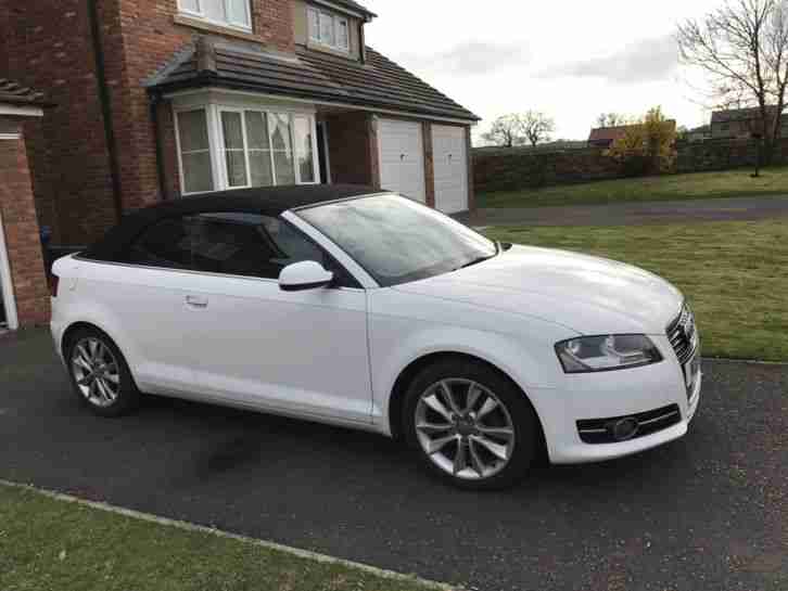 Audi A3 Cabriolet1.6TDi. Audi car from United Kingdom