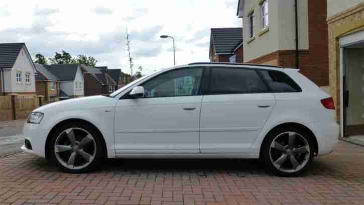 Audi A3 S-Line Black Edition 2.0 TDi Sportback 2010 (60) IBIS WHITE MY2011