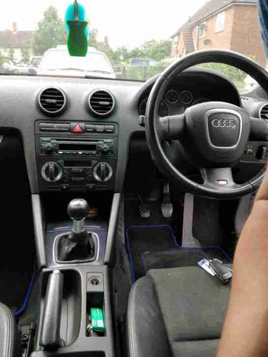 Audi A3 sline. Land & Range Rover car from United Kingdom