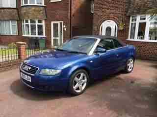 Audi A4 1.8 T Sport Cabriolet 2005 (46000 miles and in excellent condition)