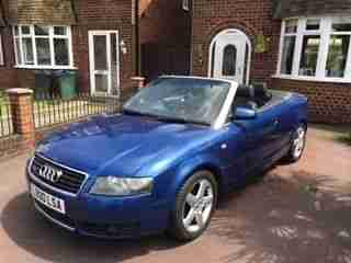 Audi A4 1.8 T Sport Cabriolet 2005 (46000 miles and in excellent condition)