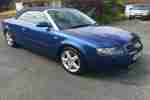 A4 2.4 Sport Cabriolet in Stunning Blue