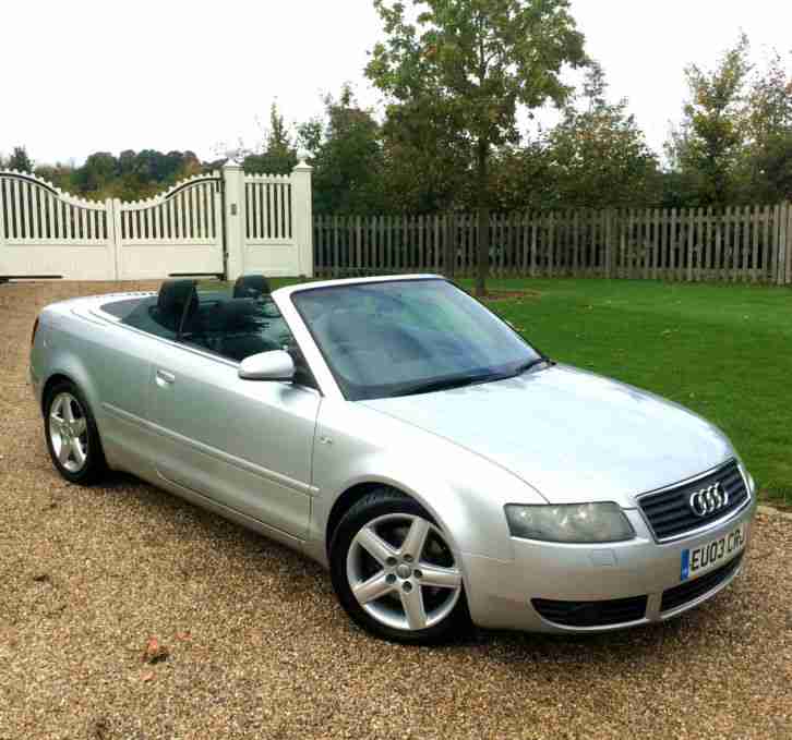 Audi A4 CONVERTIBLE / CABRIOLET 3.0L VERY CLEAN CAR WITH FULL HISTORY