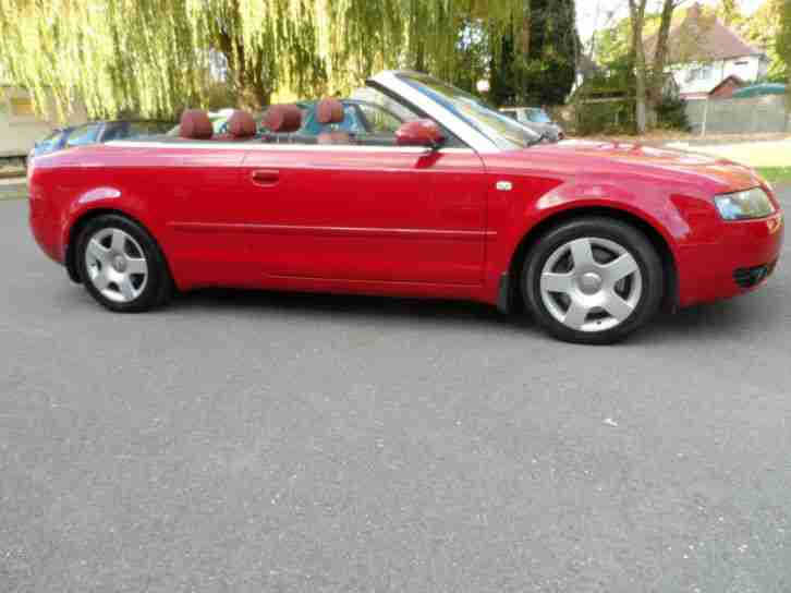 Audi A4 Cabriolet 1.8T CVT AUTOMATIC 05 PLATE (T6 OKE) SORRY SOLD